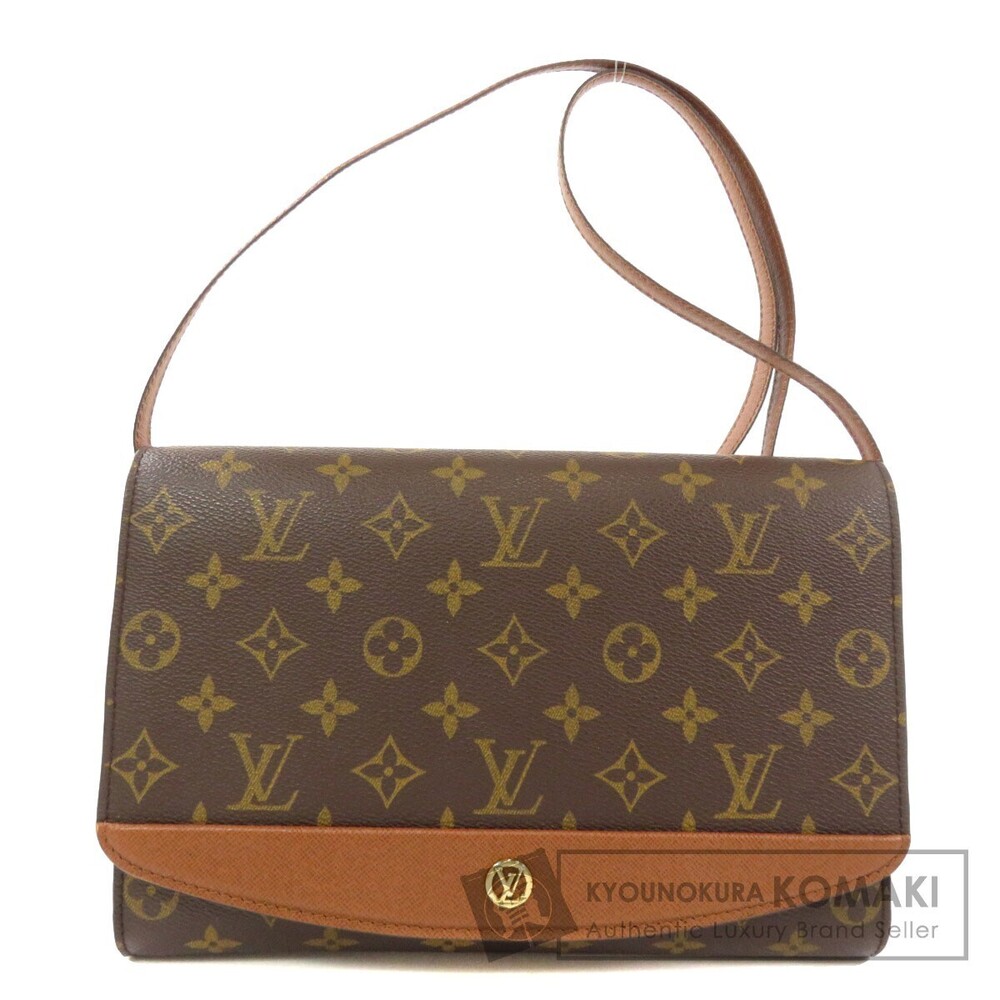 Louis Vuitton Bordeaux Red Monogram Shoulder Bag Canvas